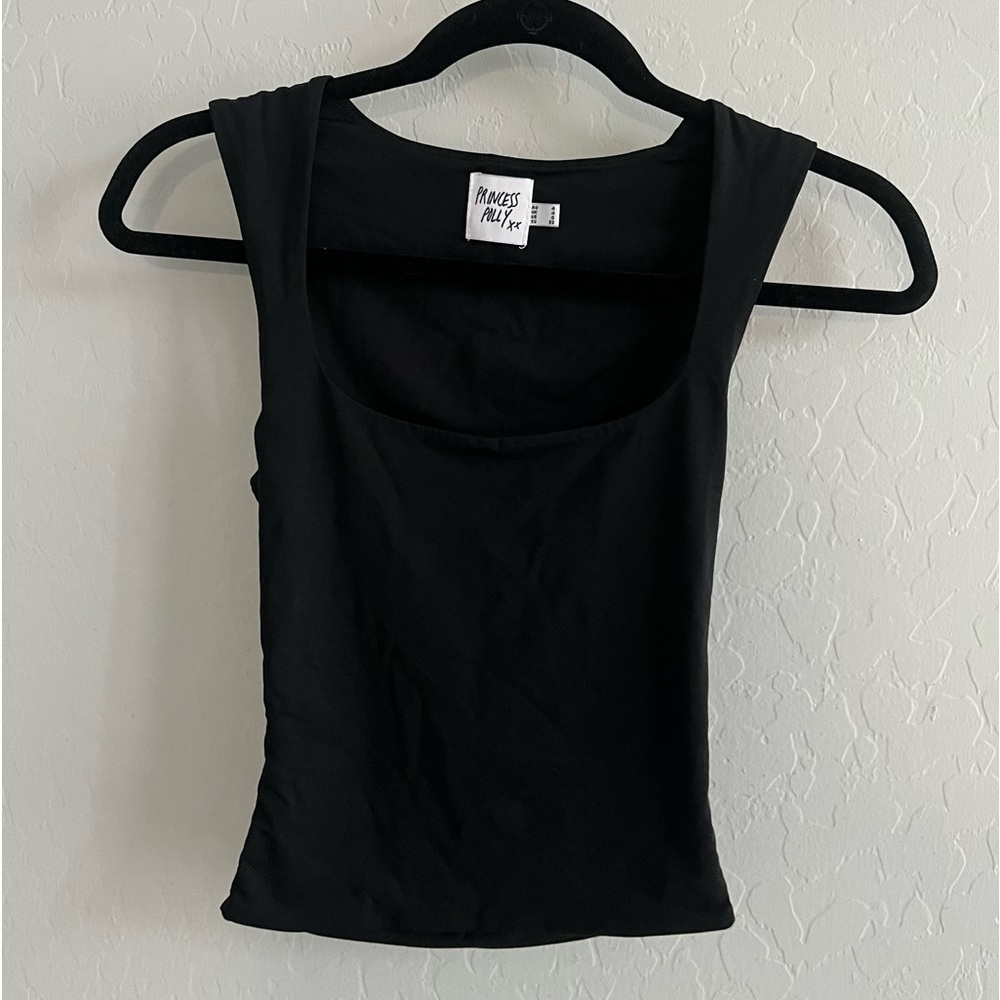 Black Princess Polly top